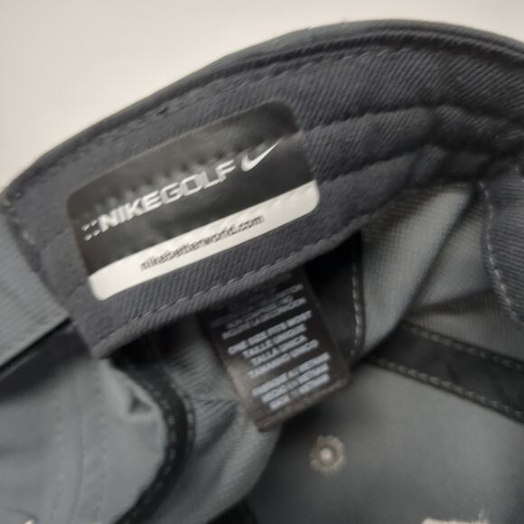 Albertsons Boise Open Strapback Hat Gray One Size Embroidered Nike Golf - Picture 9 of 10